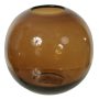 Vaso Decor em Vidro | Âmbar - 16cm