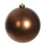 Bola Decorada Fosca  com 1 Unidade | Marrom - 15cm