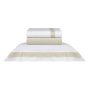 Jogo de Cama Solt. Viúva St. Germain 300 Fios | Branco/Fendi - 2,00mx2,60m