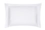 Fronha Avulsa Leaves Bordado - 300 fios 50cmx70cm - Branco