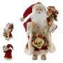 Papai Noel em Pé | Vermelho e Dourado - 30cm
