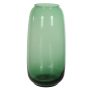 Vaso Decorativo Cilíndrico em Vidro | Verde - 24cm
