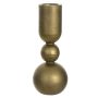 Porta Velas Decor em Metal | Dourado - 29x12cm
