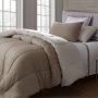Kit Comforter Duo King 300 Fios | Fendi e Amêndoa - 2,90mx2,50m