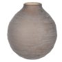Vaso Decorativo em Vidro | Marrom Fosco -  21cm 20d