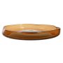 Centro de Mesa em Vidro Orgânico | Marrom - 5cm 29d