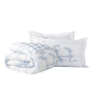Kit Summer Jardim de Toile Queen | 300 Fios - 2,600mx2,50m