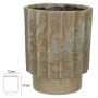 Vaso em Cerâmica | Bege Antigo - 15cm