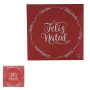 Guardanapo de Papel Feliz Natal | Folha Dupla c/20 unidades - 33x33cm