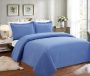 Kit Colcha Trama Suave King - 2,80 x 2,60m - Azul Jeans