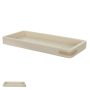 Bandeja em Poliresina Urban | Bege - 2X10X22cm