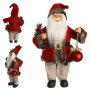 Papai Noel em Pé | Vermelho e Cinza- 30cm