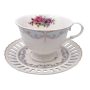 Jogo de 12 Peças para Chá Mon Cheri em New Bone China  | Branco - 220ml