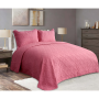 Kit Colcha Patchwork Ultrassonic Solteiro - 2,40 x 1,60m - Rosa Antique