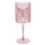 Taça em Vidro Laço | Rosa - 450ml