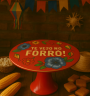 Suporte para Doces São João l "Te vejo no Forró" - 10cm x 22cm