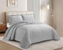 Kit Colcha Ana - Queen 2,60m x 2,40m - Prata