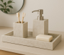 Bandeja Decorativa Mdf Off- White - 35X15X5cm