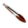 Pegador Cucina de Silicone com Cabo em Aço Inox | Terracota -  29cm