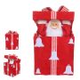 Caixa de Presente Noel c/Mov e Som | Vermelho e Branco - 50x25cm
