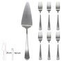 Kit para Bolo em Essential Aço Inox | Prata - 7 Peças