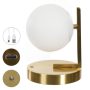Luminária de Mesa Balls em Metal Led USB | Dourado - 19x14cm