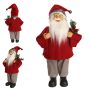 Papai Noel em Pé | Vermelho e Cinza-30cm