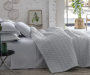 Kit Colcha St. Germain Queen Branco 300 fios 2,60m x 2,50m